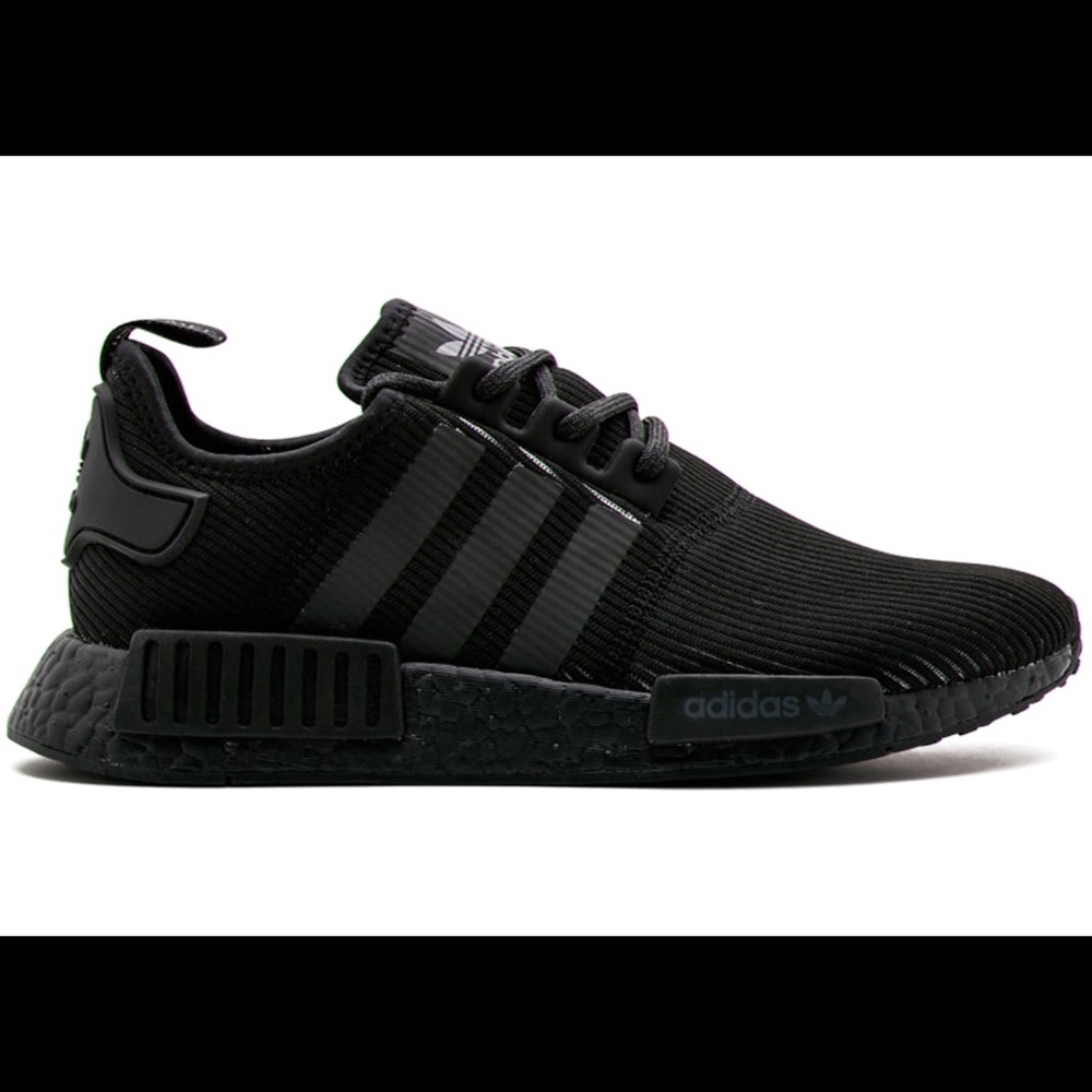 Mens Adidas Triple Black Reflective NMD